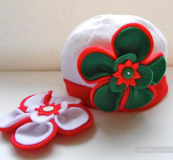 Цветок из фетра для детской шапочки