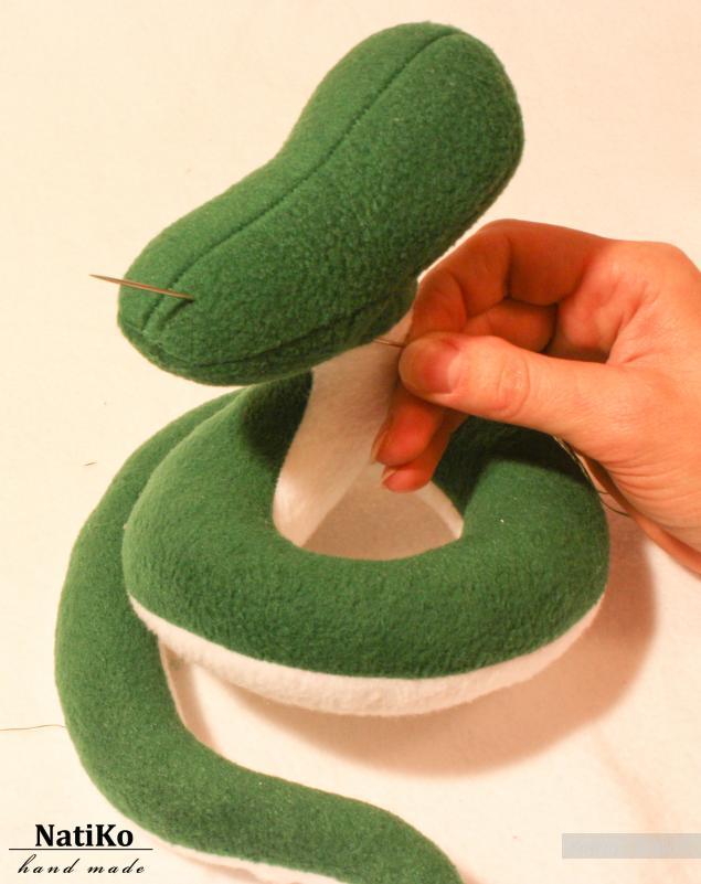 Как сшить мягкую игрушку змеи
