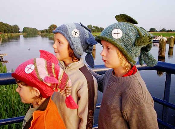 Детские шапки - схемы вязания своими руками на спицах и крючком