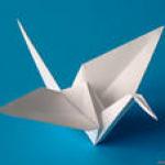 Журавлик оригами, схема - как сделать из бумаги, видео