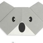 Панда - детская поделка из бумаги, техника оригами