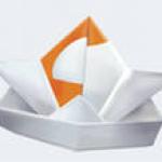 Шапка из бумаги - схема сборки, техника оригами