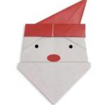 Детское оригами - поделка Снеговик