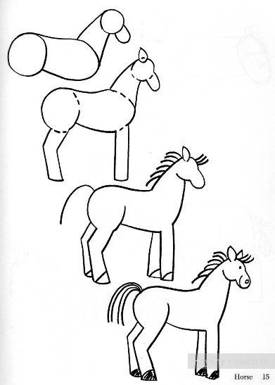 Уроки рисования животных - для детей