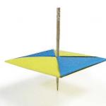 Оригами юла - поделка из бумаги для детей