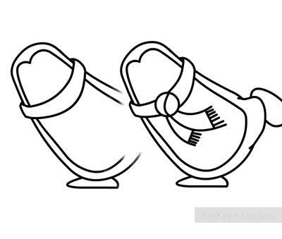 Пингвин - пошаговый рисунок для детей