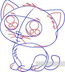 Как нарисовать котенка, мастеркласс