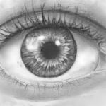 Рисование поэтапно - выразительные глаза человека