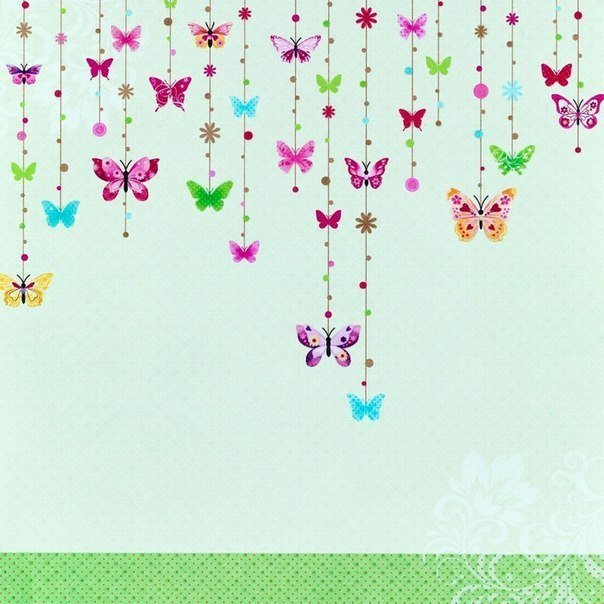 Коллекция бабочек - шаблоны для творчества