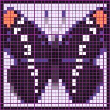Схемы бисероплетения для бабочек