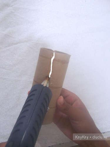 Подставка для карандашей  - поделки из бумаги, ткани своими руками