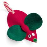 Мышка - простая поделка для детей из ткани