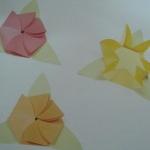 Цветок из бумаги - поделка оригами