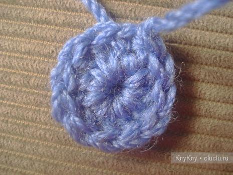 Вязание крючком  - одеяло из остатков пряжи