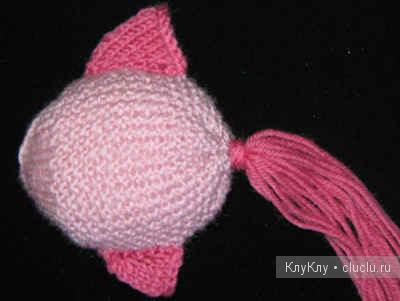 Мягкая игрушка - рыбка, описание вязания спицами