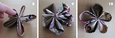 Казанши - японские цветочки для украшения заколок для волос