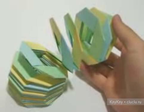 Модульное оригами Slinky, Jo Nakashima