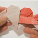 Оригами. Видео урок по сборке сердца со стрелой