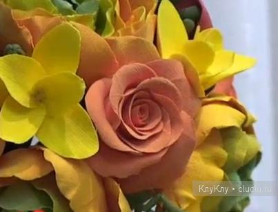 Как слепить розу. Лепка цветов из полимерной глины Claycraft by Deco