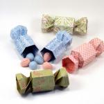 Оригами из бумаги - поделка коробочка в виде конфеты