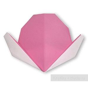 Оригами для детей - персик