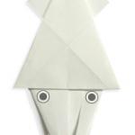 Кальмар - поделка оригами для детей