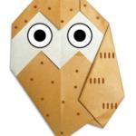 Оригами сова - простое детское оригами