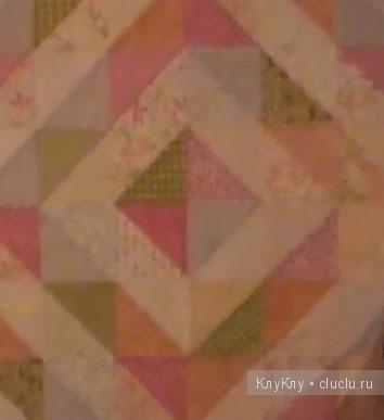 Лоскутное шитье для начинающих - блок треугольники