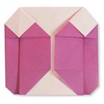 Оригами для детей - пуховик