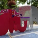 Слон. Поделки из бумаги для детей