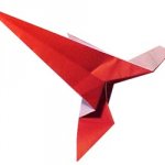 Схемы оригами. Птица, хлопающая крыльями