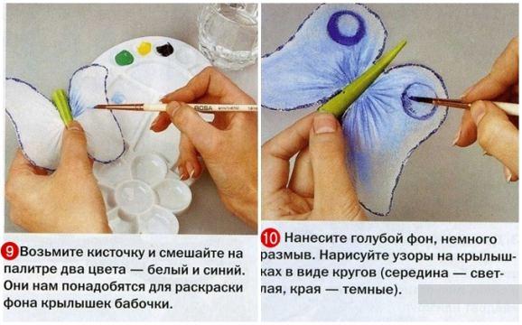 Как сделать бабочку - поделки своими руками из ткани и проволоки