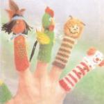 Куклы для пальчикового театра своими руками - схема вязания игрушек