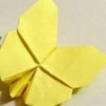 Оригами бабочка - видео мастер класс. Поделки из бумаги