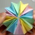 Модульное оригами - феерверк, видео мастер класс