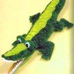 Крокодил - выкройка мягкой игрушки