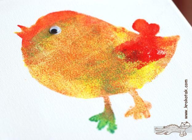 Рисунки красками для детей с шаблонами