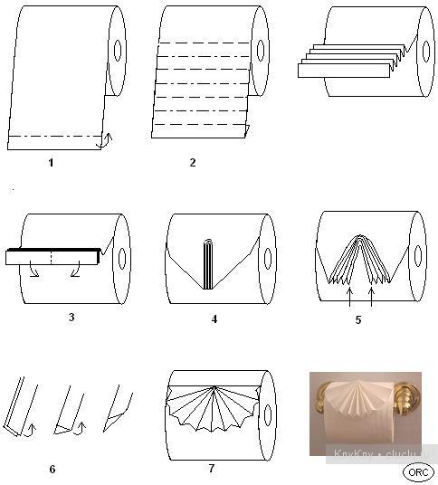 Оригами - поделки из туалетной бумаги. Оригинально