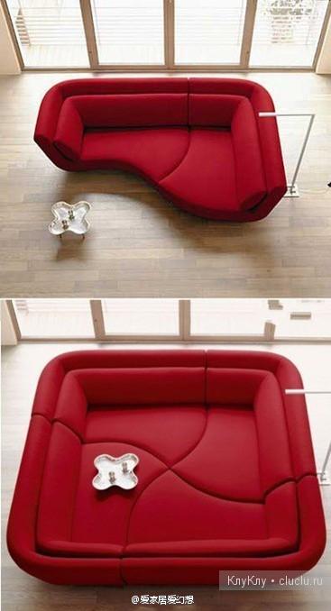 Функциональный диван, оригинальная идея