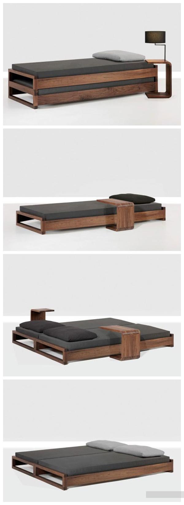 Минималистический дизайн - оригинальная кровать