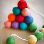 Игрушки из шариков из шерсти. Техника валяния