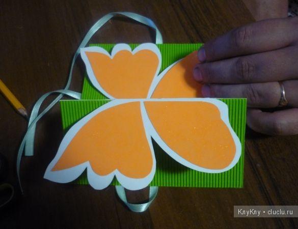 Открытка бабочка своими руками