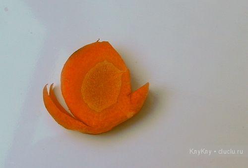 Карвинг для начинающих. Бабочка из моркови
