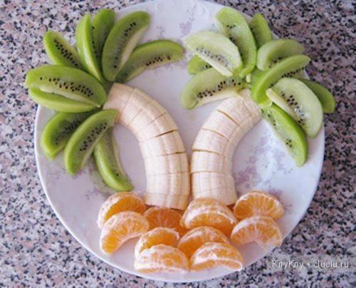 Карвинг из овощей и фруктов - фото