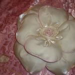 Декоративная подушка роза своими руками