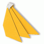 Оригами для детей. Бананы