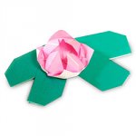 Оригами для детей. Цветок лилии
