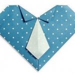 Оригами для детей. Сердце