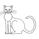 Кошка, как нарисовать для начинающих