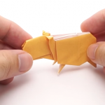 Искусство оригами. Как сделать свинку